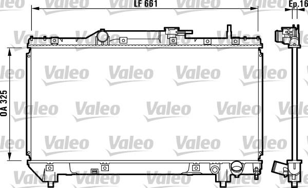 Valeo 731831 - Radiators, Motora dzesēšanas sistēma ps1.lv