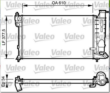 Valeo 731391 - Radiators, Motora dzesēšanas sistēma ps1.lv