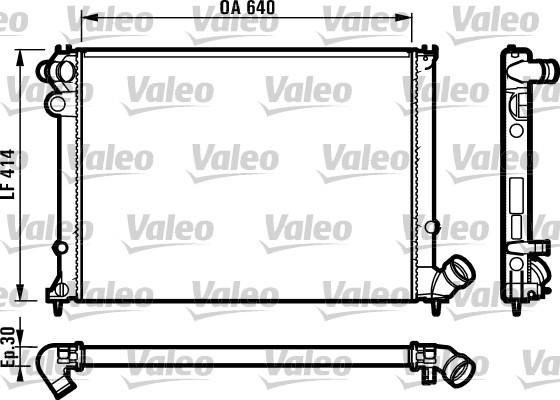 Valeo 731383 - Radiators, Motora dzesēšanas sistēma ps1.lv