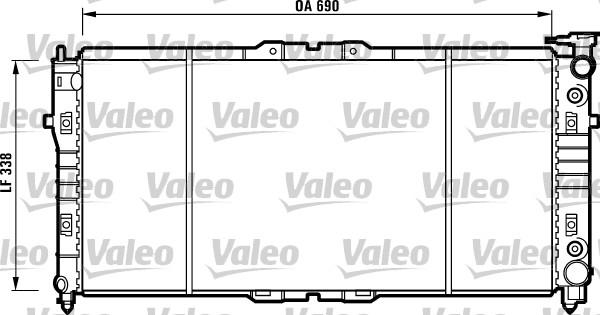 Valeo 731372 - Radiators, Motora dzesēšanas sistēma ps1.lv