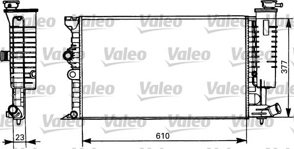 Valeo 731298 - Radiators, Motora dzesēšanas sistēma ps1.lv