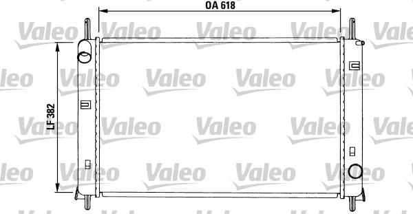 Valeo 731257 - Radiators, Motora dzesēšanas sistēma ps1.lv