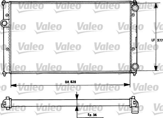 Valeo 731265 - Radiators, Motora dzesēšanas sistēma ps1.lv