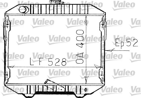 Valeo 731200 - Radiators, Motora dzesēšanas sistēma ps1.lv