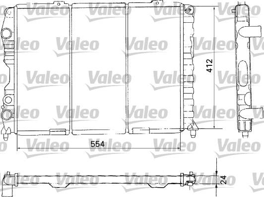 Valeo 731283 - Radiators, Motora dzesēšanas sistēma ps1.lv