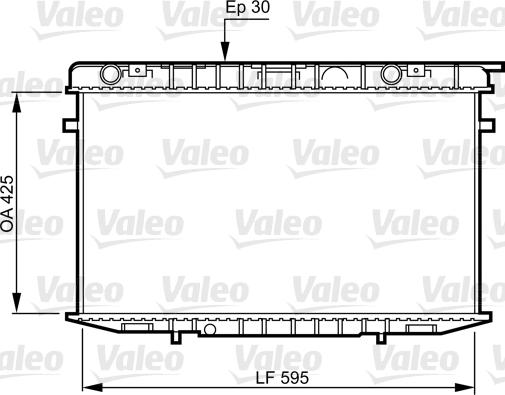 Valeo 731236 - Radiators, Motora dzesēšanas sistēma ps1.lv