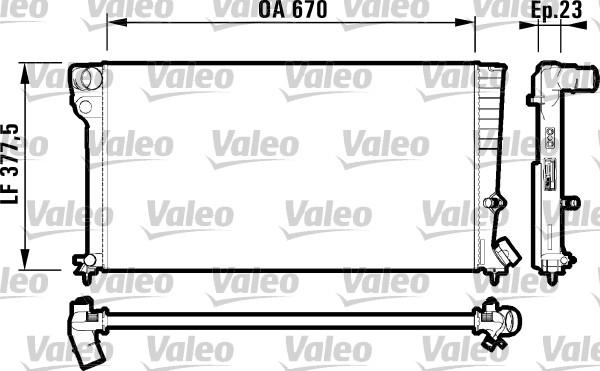 Valeo 731744 - Radiators, Motora dzesēšanas sistēma ps1.lv