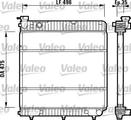 Valeo 731741 - Radiators, Motora dzesēšanas sistēma ps1.lv