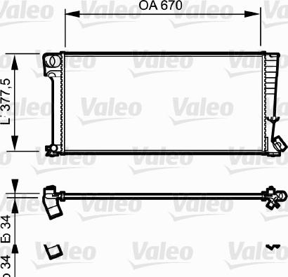 Valeo 731743 - Radiators, Motora dzesēšanas sistēma ps1.lv