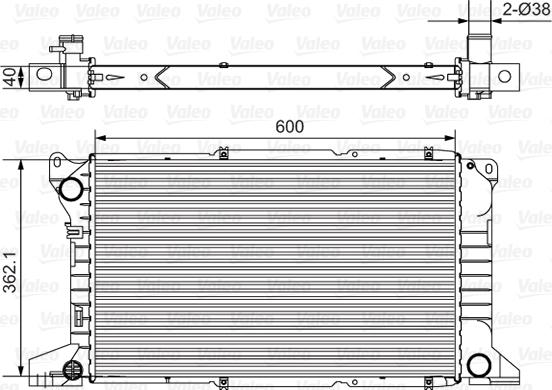 Valeo 731782 - Radiators, Motora dzesēšanas sistēma ps1.lv