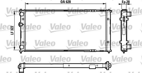 Valeo 731728 - Radiators, Motora dzesēšanas sistēma ps1.lv