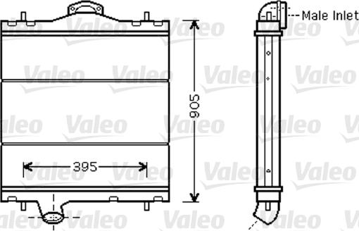 Valeo 733448 - Radiators, Motora dzesēšanas sistēma ps1.lv