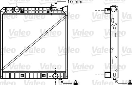 Valeo 733417 - Radiators, Motora dzesēšanas sistēma ps1.lv