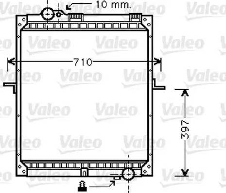 Valeo 733420 - Radiators, Motora dzesēšanas sistēma ps1.lv