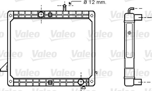 Valeo 733421 - Radiators, Motora dzesēšanas sistēma ps1.lv