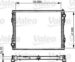 Valeo 733546 - Radiators, Motora dzesēšanas sistēma ps1.lv