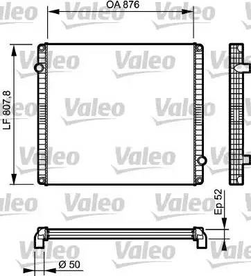 Valeo 733503 - Radiators, Motora dzesēšanas sistēma ps1.lv