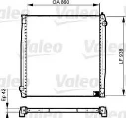 Valeo 733527 - Radiators, Motora dzesēšanas sistēma ps1.lv