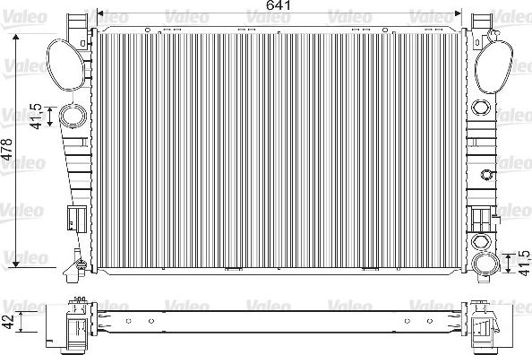 Valeo 733149 - Radiators, Motora dzesēšanas sistēma ps1.lv