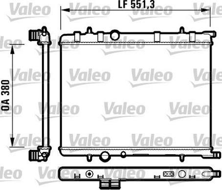 Valeo 732908 - Radiators, Motora dzesēšanas sistēma ps1.lv