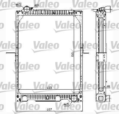 Valeo 732987 - Radiators, Motora dzesēšanas sistēma ps1.lv