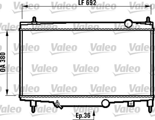 Valeo 732492 - Radiators, Motora dzesēšanas sistēma ps1.lv