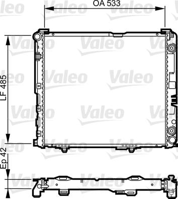 Valeo 732591 - Radiators, Motora dzesēšanas sistēma ps1.lv