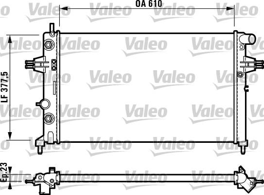 Valeo 732549 - Radiators, Motora dzesēšanas sistēma ps1.lv