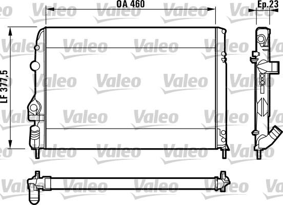 Valeo 732559 - Radiators, Motora dzesēšanas sistēma ps1.lv