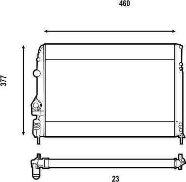 Valeo 732559 - Radiators, Motora dzesēšanas sistēma ps1.lv