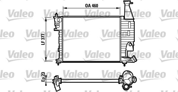 Valeo 732564 - Radiators, Motora dzesēšanas sistēma ps1.lv