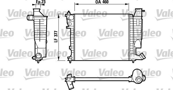 Valeo 732534 - Radiators, Motora dzesēšanas sistēma ps1.lv