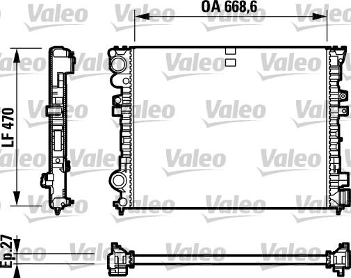 Valeo 732692 - Radiators, Motora dzesēšanas sistēma ps1.lv