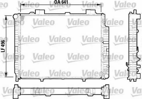 Valeo 732602 - Radiators, Motora dzesēšanas sistēma ps1.lv