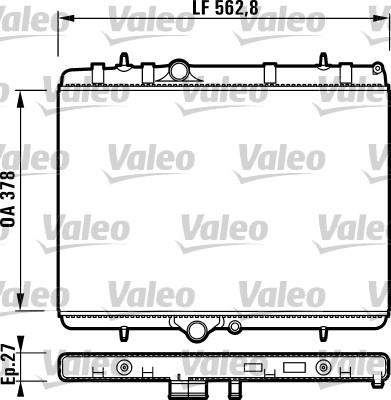 Valeo 732894 - Radiators, Motora dzesēšanas sistēma ps1.lv