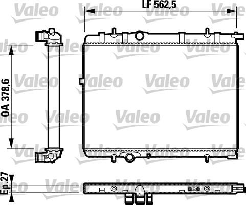 Valeo 732893 - Radiators, Motora dzesēšanas sistēma ps1.lv