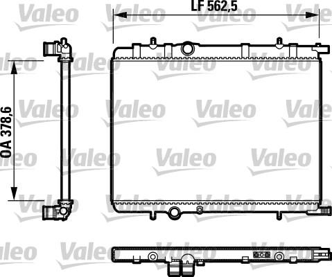 Valeo 732892 - Radiators, Motora dzesēšanas sistēma ps1.lv