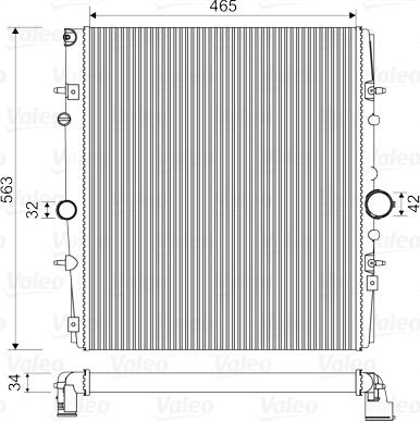 Valeo 732881 - Radiators, Motora dzesēšanas sistēma ps1.lv