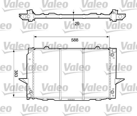 Valeo 732365 - Radiators, Motora dzesēšanas sistēma ps1.lv