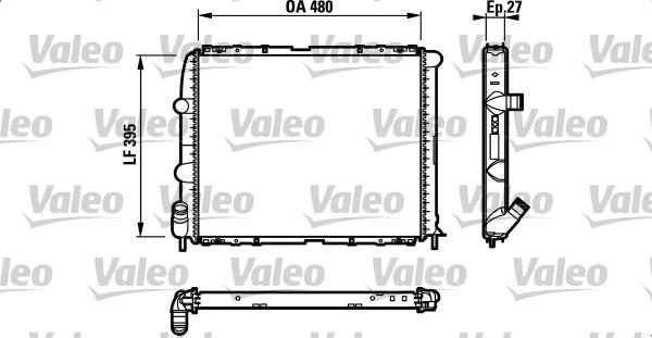 Valeo 732388 - Radiators, Motora dzesēšanas sistēma ps1.lv