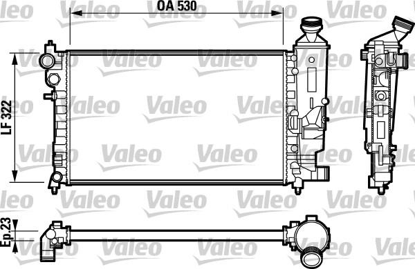 Valeo 732794 - Radiators, Motora dzesēšanas sistēma ps1.lv