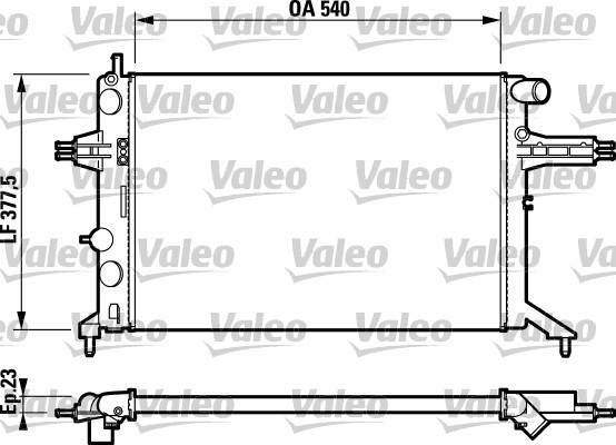 Valeo 732795 - Radiators, Motora dzesēšanas sistēma ps1.lv