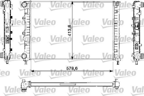 Valeo 732730 - Radiators, Motora dzesēšanas sistēma ps1.lv