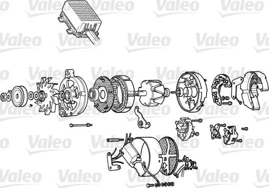 Valeo A14R43 - Ģenerators ps1.lv