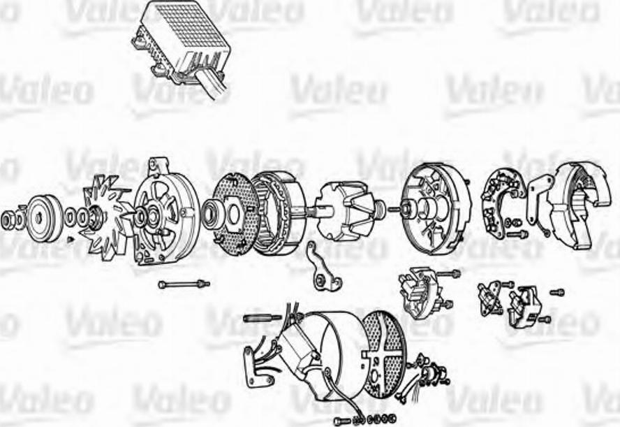 Valeo A14R47 - Ģenerators ps1.lv