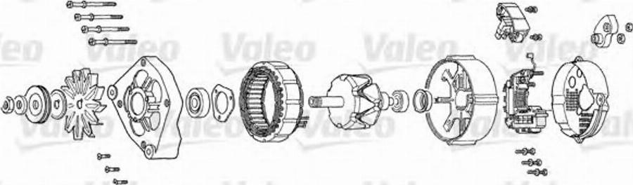 Valeo A14V03 - Ģeneratora sprieguma regulators ps1.lv