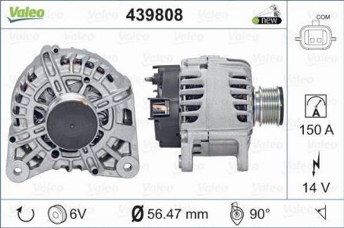 Valeo FG15T056 - Ģenerators ps1.lv