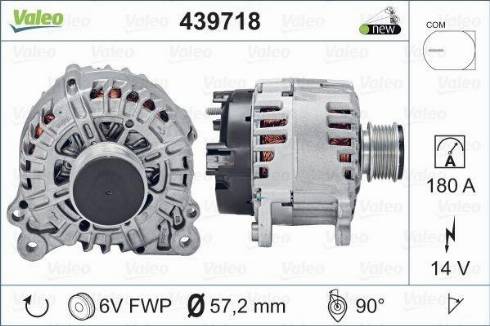 Valeo FG18T051 - Ģenerators ps1.lv