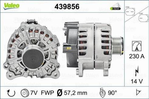 Valeo FG23S073 - Ģenerators ps1.lv