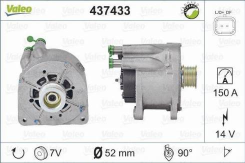 Valeo SG15L035 - Ģenerators ps1.lv